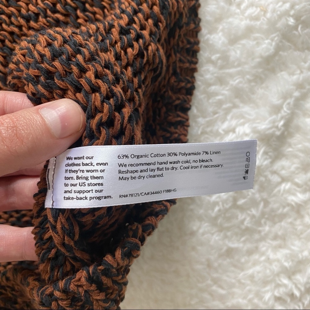 Eileen Fisher Marled Organic Cotton Blend Sweater - Picture 6 of 9